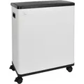 Svita SR2X30 Sensormülleimer Abfalleimer 2fach 60l Inklusive Inneneimer Räder Weiß