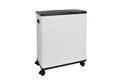 SVITA Mülltrennsystem SR2X30, Sensormülleimer, 2 Innenfächer, 60L, pulverbeschichteter Stahl, Weiß
