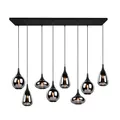 Trio Lighting Hängeleuchte Lumina Pendelleuchte Deckenlampe 8-flmg E14 schw126