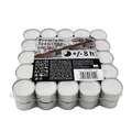 Hofer - Kerzen Teelichter tealight ohne duft, in Metallhülsen, bis zu 8h Brenndauer, Durchmesser 38 mm, weiß - Pack a 450 Stück Set, Tropffrei Wachskerzens, Hergestellt in Österreich