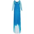Katara Partyanzug Prinzessin Kostümkleid Eiskönigin Elsa für Damen, Abendkleid, Frozen, Kostüm, Fasching, Karneval, Frauen, Erwachsene blau S, (36-38) | Konfektionsgröße S, (36-38)