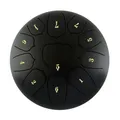 Puooifrty 6 11 Tone Steel Tongue Drum Hand Pan Drum Drumstick Percussion Musikinstrument Tamburin Drum Accessories-E