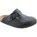 Birkenstock Boston Wool Narrow Hausschuhe (Größe 36, grau)