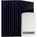 SUNNIVA 5 kW Solaranlage 10x 500 W Fullblack Bifacial Module SolarEdge SE5K 3-phasiger String-Wechselrichter