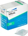 Bausch + Lomb SofLens 38 Monatslinsen, sphärische Kontaktlinsen, weich, 6 Stück / BC 8.7 mm / DIA 14 / -3.25 Dioptrien