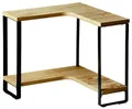 KESPER 27832 Eck- Küchenregal, MDF im Eichendekor, Metall schwarz