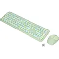 ciciglow Numerischer Bereich für höhere Effizienz mit verbessertem Tippgefühl Tastatur- und Maus-Set, Einfache Einrichtung Plug-and-Play-Funktion verbindet ein USB-Stick grün