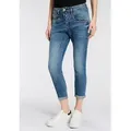 Herrlicher Boyfriend-Jeans Shyra Cropped Denim Light 7/8-Länge mit hohem Bund blau 34