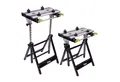 TRUTZHOLM Werkbank 2er Set Werkbank klappbar höhenverstellbar, (2er-Set)