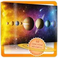 Sonnensystem Poster Universum Galaxie Weltraum Kunstdruck Sonne Wandbild 80x45cm