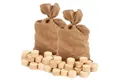 Floranica Grillanzünder, 25 kg, (1-St), Brikett im Jutesack 2 x 12,5 kg 100% Gepresste Holzbrikett