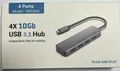 USB 3.2HUB 4× 10GB 4PORTS PLUG AND PLAY ✅HB045A✅