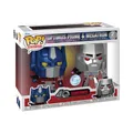Funko Pop! Retro Toys: Transformers - Optimus Prime/Megatron 2 Packung - Metallisch - Transformers Classic - Vinyl-Sammelfigur - Geschenkidee - Offizielle Handelswaren - TV Fans