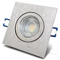 1 Stück IP44 Feuchtraum Einbauleuchten | Bi-Color | Tageslichtweiss | Gu10 | 5W