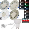 Smart Wifi RGB+ WW IP44 LED Einbauspots GU10 5W App Steuerung oder Alexa Google