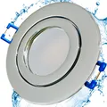 LED Einbaustrahler 230V 5W | Flach | IP44 | Step Dimmbar | ideal für Bad & Küche
