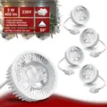 LED 230V 5W flach Modul (GU10 MR16 Ersatz) opt dimmbar Strahler Leuchtmittel Set