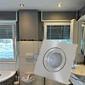 6 Stück Flache SMD LED Bad Einbauleuchten | 230V | 5W | IP44 | Silber | Warmweiß