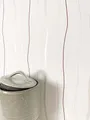 Newroom Tapete Weiß Vlies Streifen - Modern Wellen Linien 3D Optik für Wohnzimmer Schlafzimmer