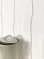 NEWROOM Vliestapete Weiß Rot Wellen Streifen Modern 3D Optik Wohnzimmer Edel