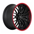 1x BARRACUDA VOLTEC T6 mattblack puresports color trim rot 8.0Jx19 5x120 ET28