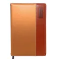 AMLI Buchkalender Buchkalender 2025 A5 1 Tag 1 Seite (Kupfer / Gold), Hochwertiger Hardcover, Softtouch Terminplaner, Kalender Buch 2025