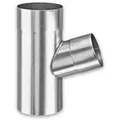 Fallrohrabzweig 60° Grömo, Zink, verschiedene Größen (Ausführung: Ø 120/100mm)