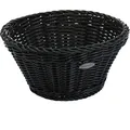 Westmark Mehrzweck-Korb, Geeignet für Hotel und Gastronomie, Rund, Ø ca.18 cm, Höhe: ca. 10 cm, Synthetik Faser, Saleen Edition: Coolorista, Schwarz, 02091019101