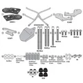 Givi TR7708 Schnellverschluss Seitenrahmen Kit Für Weiche Taschen, KTM 890 D