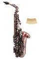 Classic Cantabile Winds AS-450 Antique Red Eb Altsaxophon - Es-Stimmung - Hoch-Fis-Klappe - Spar-Set inkl. 10 Stück Saxophon-Blätter