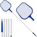 Kescher Pool, Jsdoin 120 cm lang-Teichkescher mit Blau 