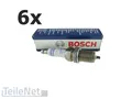 6x Bosch FR6DC Zündkerze 0242240593 für z.B. VW Audi Seat Skoda BMW Opel
