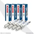 4xBOSCH ZÜNDKERZEN 0242240593 ASTON MARTIN-FIAT-VW-FORD-AUDI