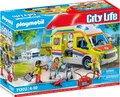 Playmobil 71202 Krankenwagen mit Sound und Licht, 3 Stk