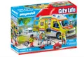 PLAYMOBIL City Life 71202 Rettungswagen mit Licht und Sound