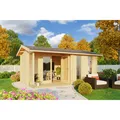 Lasita Holz-Gartenhaus Riverside Natur 540 cm x 357,1 cm