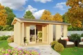 Gartenhaus Blockhaus Holzhaus RIVERSIDE 28 28 mm 500x320 cm m. Fußboden LASITA
