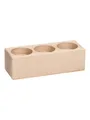 Playwood - Tealight holder Rectangle Beechwood