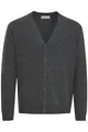 CASUAL FRIDAY CFKarl Herren Strickjacke Cardigan mit V-Ausschnitt Knopfleiste Lammwolle Regular fit, Größe:M, Farbe:Pewter Mix (50817)