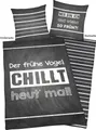 Herding Young Collection Wendebettwäsche Sprüche, Renforcé, 2 teilig, mit lustigem Spruch