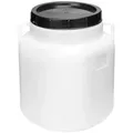 Garronda Regentonne 30L BPA-frei quadratisches Fass und Behälter mit Deckel GD-0088, Weiß, 30 l weiß 30 l