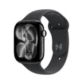 Apple Watch Series 11 GPS 46mm Jet Black Aluminium Case with Black Sport Band - S/M (MEUW4ZR/A)