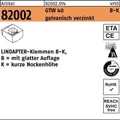 LINDAPTER 820020140240000 Klemmen R 82002 GTW 40 KM 24 / 9,0 galvanisch verzinkt