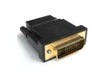 JAMEGA HDMI auf DVI Adapter, HDMI A Buchse zu DVI Stecker 24K Vergoldet HDMI-Adapter