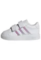 adidas Unisex Baby Grand Court 3.0 Infants Shoes, FTWR White/Iridescent/FTWR White, 26 EU