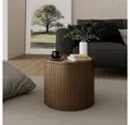 Vicco Couchtisch Tavilo, Walnuss, 38 x 38 cm (1-St)