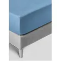 Kneer Easy-Stretch 25 Spannbetttuch- 140/160-200/220cm blau
