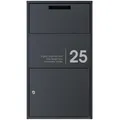 MOCAVI Paketbriefkasten PBox 56 anthrazit inkl. Personalisierung