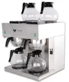 Beeketal 'BGK-4GK' Gastro Duo Filterkaffeemaschine inkl. 4 Glaskannen mit je 1,7 Liter Kapazität | Doppel Filter Kaffeemaschine mit 4 Wärmeplatten inkl. Starterset Kaffe Korbfilter (Größe: 85/245)