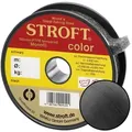 Stroft Angelschnur STROFT Color Monofile Angelschnur Schwarz, 200 m Länge, 0.50 mm Fadendurchmesser, (1-St), 19.0kg Tragkraft schwarz 200 m